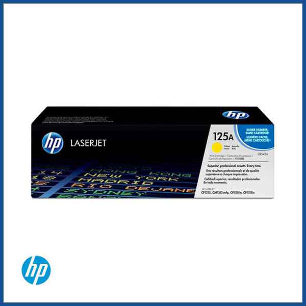 HP 125A Yellow Toner Cartridge (CB542A)